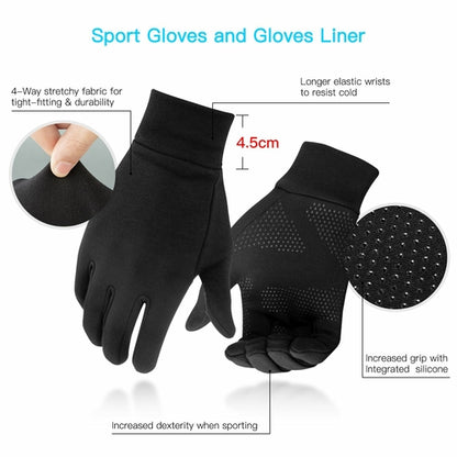 Lightweight Touchscreen Running Gloves — Non-Slip Breathable Sports Gloves