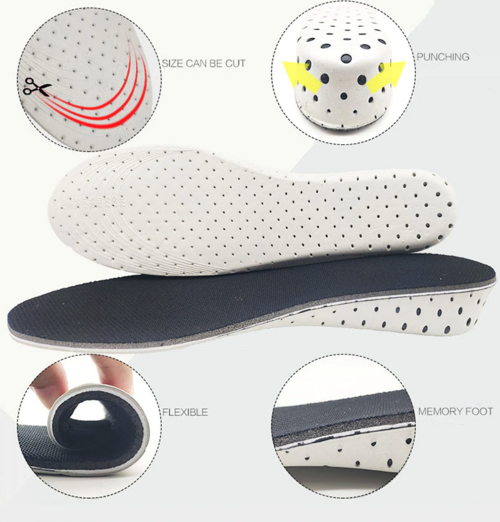 Invisible Height Increase Insoles â€” Adjustable Lift Insoles for Men & Women