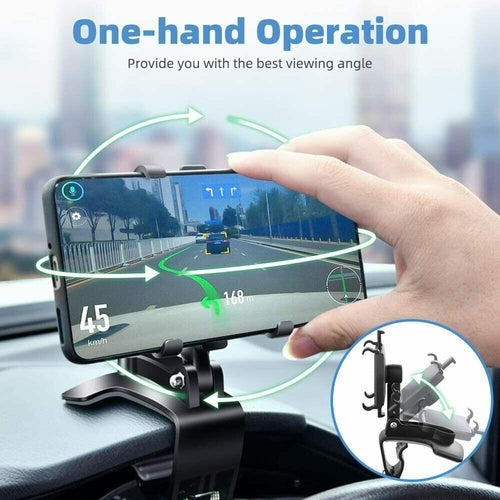Universal Car Mount Phone Holder â€” 360Â° Adjustable Dashboard & Windshield Mount
