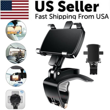 Universal Car Mount Phone Holder â€” 360Â° Adjustable Dashboard & Windshield Mount