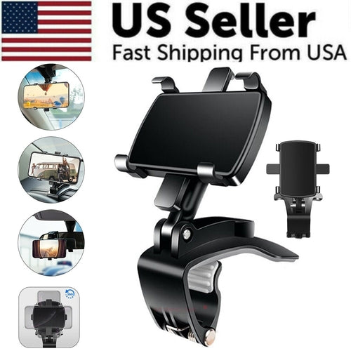 Universal Car Mount Phone Holder â€” 360Â° Adjustable Dashboard & Windshield Mount