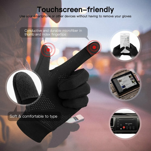 Lightweight Touchscreen Running Gloves — Non-Slip Breathable Sports Gloves