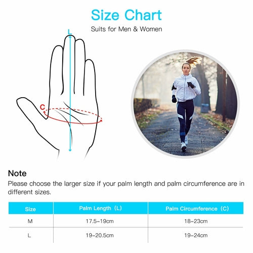 Lightweight Touchscreen Running Gloves — Non-Slip Breathable Sports Gloves