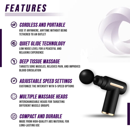 Muscle Massage Gun â€” Deep Tissue Percussion Massager for Pain Relief