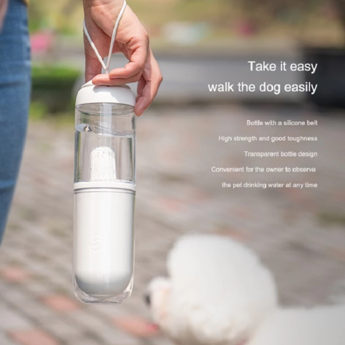 Outdoor Travel Pet Water Dispenser â€” Portable Dog Water Bottle with Bowl