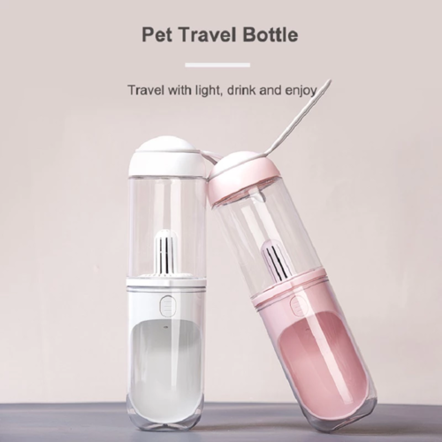 Outdoor Travel Pet Water Dispenser â€” Portable Dog Water Bottle with Bowl