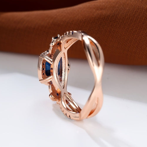 Sapphire Ring â€” Elegant Blue Gemstone Ring for Women