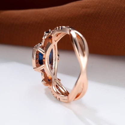 Sapphire Ring â€” Elegant Blue Gemstone Ring for Women
