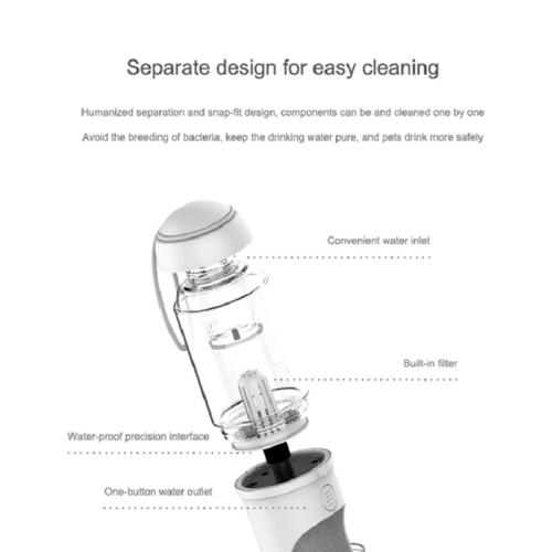 Outdoor Travel Pet Water Dispenser â€” Portable Dog Water Bottle with Bowl