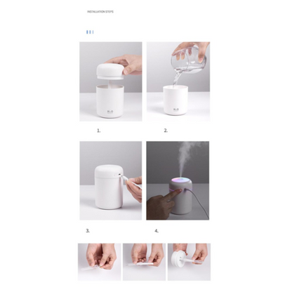 Portable Air Humidifier â€” Mini USB Cool Mist Humidifier for Home & Office