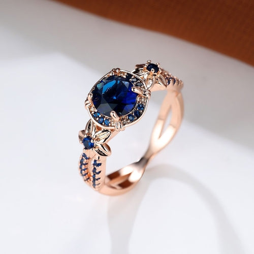 Sapphire Ring â€” Elegant Blue Gemstone Ring for Women