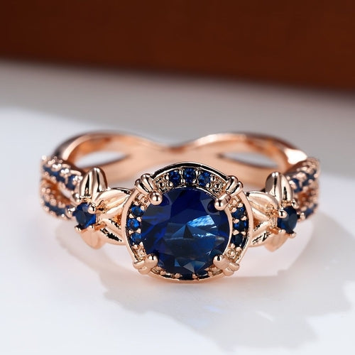 Sapphire Ring â€” Elegant Blue Gemstone Ring for Women